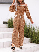 Load image into Gallery viewer, Leopard Print Loose Suit
