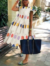 Load image into Gallery viewer, Fashion Loose Print Midi Dress
