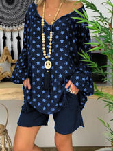 Load image into Gallery viewer, Casual Loose Star Tops Two-piece Suit
