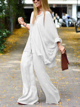 Load image into Gallery viewer, Fashionable Elegant Loose Shirt Pants Suit
