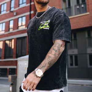 Men'S Fashion Round Neck Print Short Sleeve T-Shirt
