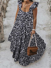 Load image into Gallery viewer, Fashion And Elegant Retro Leopard Print Long Dress
