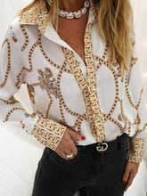 Load image into Gallery viewer, Fashion retro elegant long sleeve shirt
