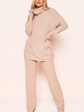 Load image into Gallery viewer, Half-Neck Sweater Trouser Suit
