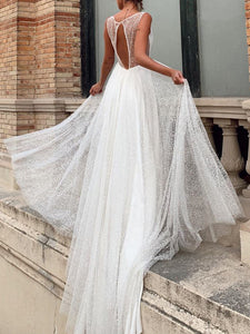 Elegant Backless Solid Color Maxi Dress