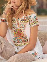 Load image into Gallery viewer, Romantic Idyllic Floral Bohemian Print Top
