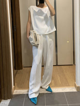 Load image into Gallery viewer, Fashionable Simple Casual Loose Comfortable Top Pants Suit
