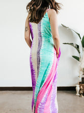 Load image into Gallery viewer, Watercolors Tie Dye Loose Maxi Dress
