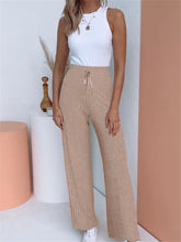 Load image into Gallery viewer, Solid Color Vest Trousers Knitted Suit
