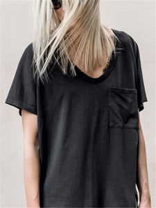 Simple Casual Comfortable Soft T-Shirt Top