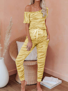 Casual Loose Camouflage Pregnant Women Two-piece Suit