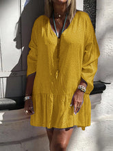 Load image into Gallery viewer, Polka Dot Printed Long Sleeve Casual Dress
