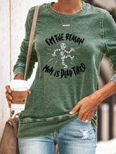 Load image into Gallery viewer, Printed Loose Long Sleeve T-Shirt
