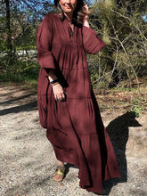 Load image into Gallery viewer, Casual Elegant Solid Color Dress
