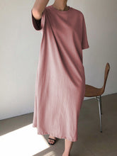 Load image into Gallery viewer, Simple casual comfortable loose dress
