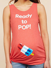 Load image into Gallery viewer, Casual V-neck Printed Maternity Vest Top
