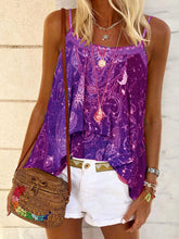 Load image into Gallery viewer, Bohemian Casual Loose Star Print Camisole Top

