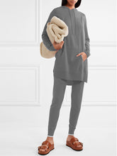 Load image into Gallery viewer, Casual Loose Fashion Hooded Long Sleeve Knitted Suit
