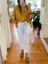 Load image into Gallery viewer, Round Neck Trumpet Sleeve Solid Color Suit
