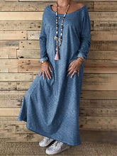 Load image into Gallery viewer, Casual Fashion Loose Maxi Dress
