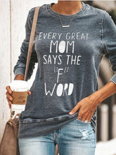 Load image into Gallery viewer, Printed Casual Long Sleeve T-Shirt
