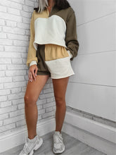 Load image into Gallery viewer, Loose Colorblock Sweatshirt Suit
