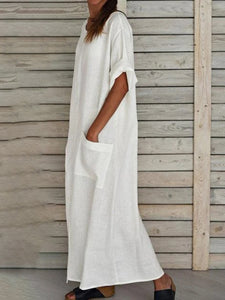 Fashion Casual Personality Pocket Dress