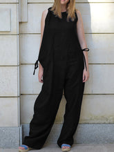 Load image into Gallery viewer, Casual Loose Round Neck Sleeveless Jumpsuit
