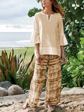 Load image into Gallery viewer, Retro Casual Loose Shirt Tie Dye Pants Suit
