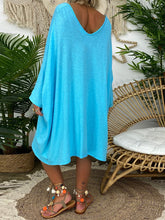 Load image into Gallery viewer, Simple Comfortable Casual Loose Soft And Comfortable Midi Dress

