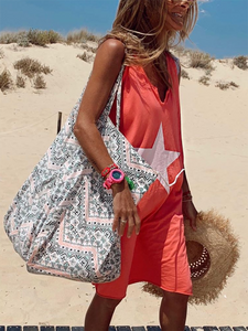 Printed Sleeveless Dress