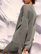 Load image into Gallery viewer, Solid Color Vest Suit Knitted Skirt
