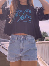 Load image into Gallery viewer, Casual Loose Letter Printed Short Sleeve Short T-shirt
