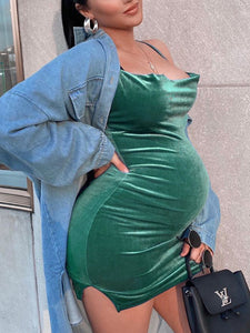 Sexy Sleeveless Sleeveless Maternity Dress