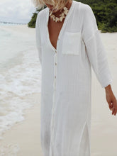 Load image into Gallery viewer, Fashion Casual Solid Color Shirt  Dress
