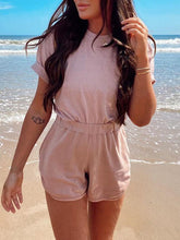 Load image into Gallery viewer, Casual Loose Round Neck Short Sleeve Two-piece Suit
