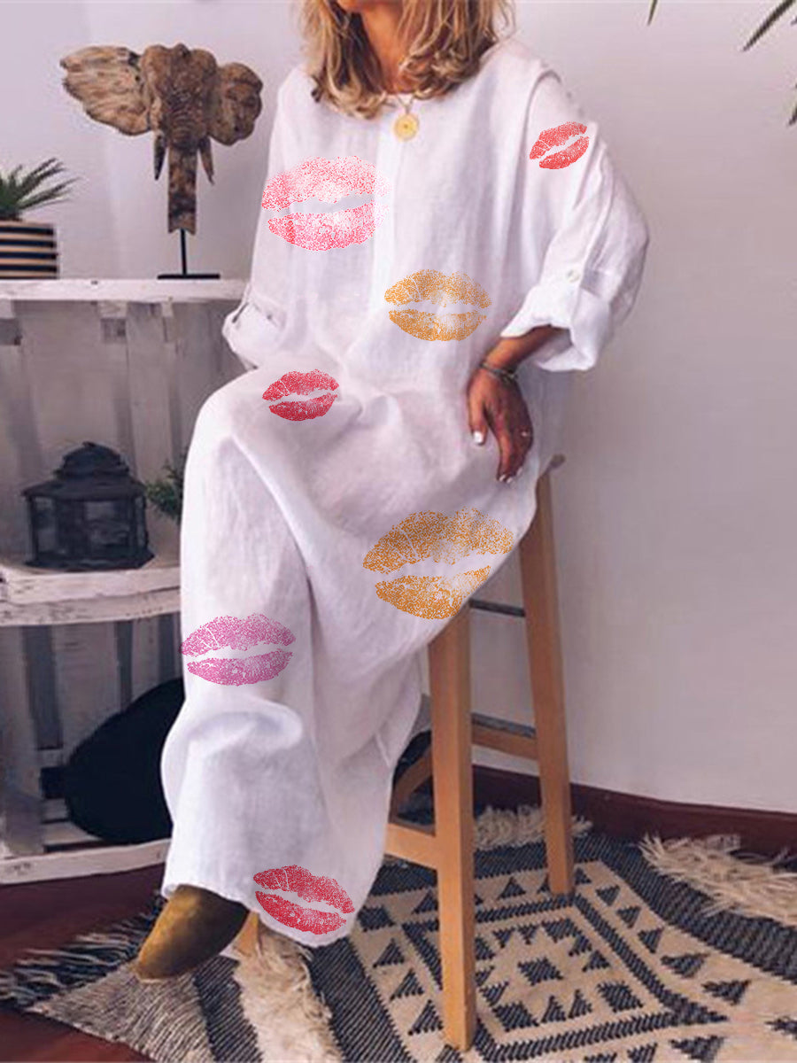 Printed Loose Dress