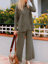 Load image into Gallery viewer, Casual Loose Turtleneck Long-Sleeved Two-Piece Suit
