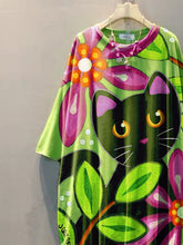 Load image into Gallery viewer, Sweet Floral-print Short Sleeve Shirts &amp; Tops
