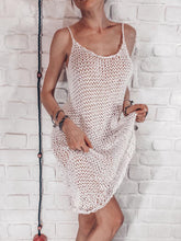 Load image into Gallery viewer, Fashionable Sexy Solid Color Suspender Dress
