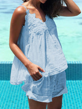 Load image into Gallery viewer, Casual Loose V-neck Solid Color Two-piece Suit
