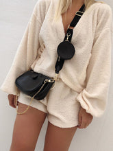 Load image into Gallery viewer, Solid Color Warm Plush Leisure Suit
