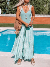 Load image into Gallery viewer, Casual Loose Vest Top Floral Pants Suit
