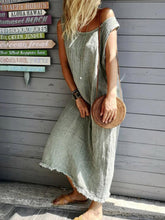 Load image into Gallery viewer, Solid Color Casual Dress

