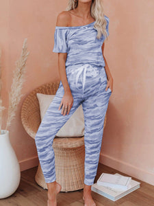 Casual Loose Camouflage Pregnant Women Two-piece Suit