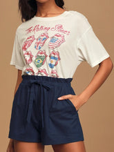Load image into Gallery viewer, Casual Cotton and Linen Lace-up Shorts
