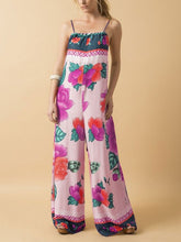 Load image into Gallery viewer, Fashion Suspender Printed Jumpsuit
