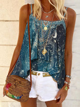 Load image into Gallery viewer, Bohemian Casual Loose Star Print Camisole Top
