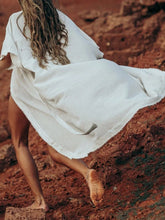 Load image into Gallery viewer, Pure Color Casual breezy kimono beach maxi dress
