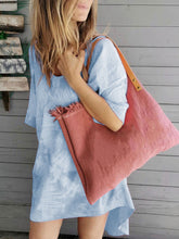 Load image into Gallery viewer, Contrast Color Short-Sleeved Dress
